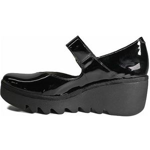 Fly London Baxe428fly Pomp voor dames, Zwart Groen, 5 UK