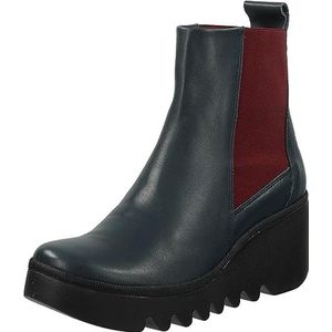 Fly London Bagu233fly Chelsea Boot voor dames, Navy Wijn Elastiek, 41 EU