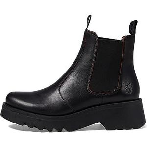 Fly London Vrouwen Medi789fly Chelsea Boot, Zwart/Rood, 36 EU