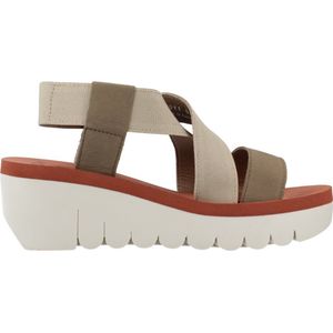 Fly London Yabi922fly damessandalen, Militaire beige baksteen