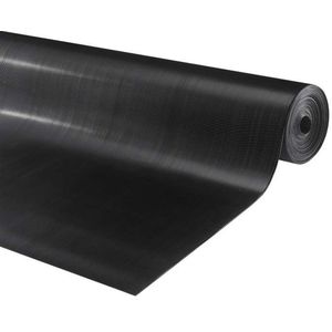 Rubbermat op rol - fijne ribbel - Dikte 3mm - Breedte 30 cm - Rubber loper - Per strekkende meter
