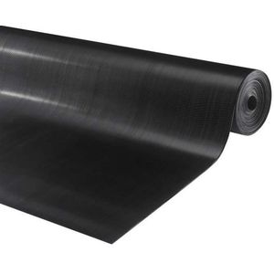Rubbermat op rol - fijne ribbel - Dikte 3mm - Breedte 60 cm - Rubber loper - Per strekkende meter