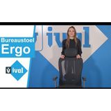 IVOL Bureaustoel Ergo - Ergonomische Bureaustoel - Zwart