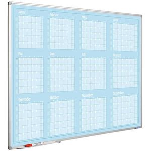 Magneetbord voor de koelkast, weekkalender, magneet, in 2 maten (A4/A3