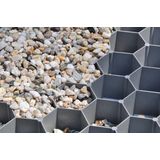 Grindmat Gravel Fix Pro - Pallet ca. 31,5 m² - Grijs