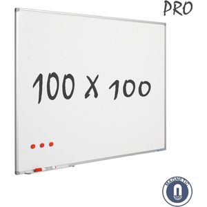 Whiteboard 100x100cm - Magnetisch / emaille