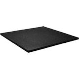 Sportvloer Tegel 100x100cm 15mm - Extra Fijne Korrel - Zwart