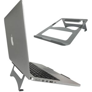 Metaal - Laptopstandaard - Zilver - Geschikt voor Laptops en Notebooks