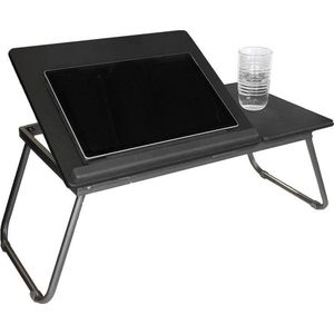 IVOL laptoptafel hout verstelbaar Grijs - bedtafel