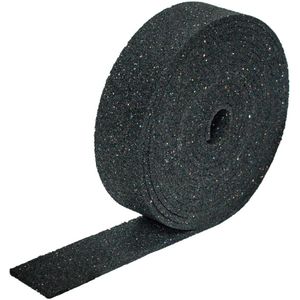 Rubber Tegeldrager op Rol - 10 Meter - Breedte 100 mm - Dikte 10 mm