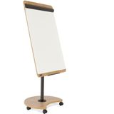 Rocada Natural flipover / tafel verrijdbaar - Magnetisch whiteboard oppervlak - 69 x 99 cm
