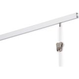 STAS Minirail Ophangsysteem 150cm - Inclusief 2 Perlon Koorden met Zipper en Stabilisatie set