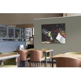 STAS Minirail Ophangsysteem 150cm - Inclusief 2 Perlon Koorden met Zipper en Stabilisatie set