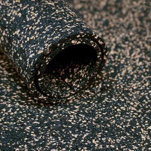 Rubberkurk Ondervloer - Rol 12m² - Dikte 3mm - Geluid en Trillingsdemping
