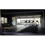 Sportvloer tegel 100x100 cm 15 mm Fijne korrel Zwart