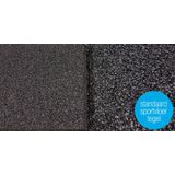 Sportvloer tegel 100x100 cm 15 mm Fijne korrel Zwart
