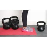 Kettlebell 10 Kg Voor Binnen en Buiten Zwart