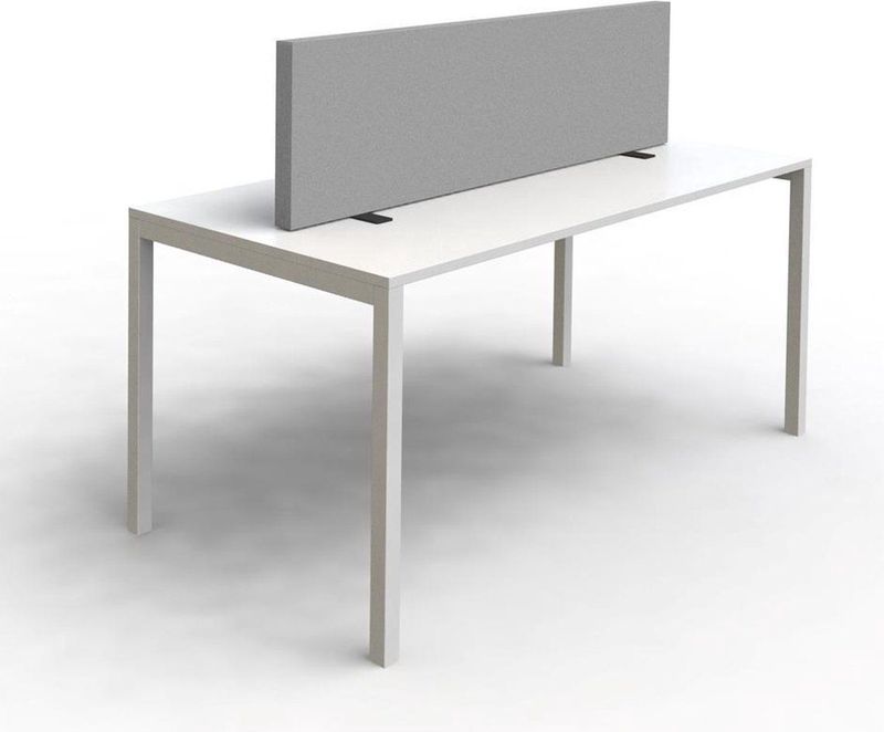 SPACIO - Akoestische Opzetwand - Lichtgrijs - 120x40 cm
