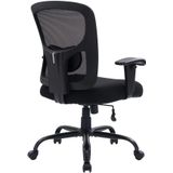Ergonomische bureaustoel | Zwart | 65 x 72 x 110 cm