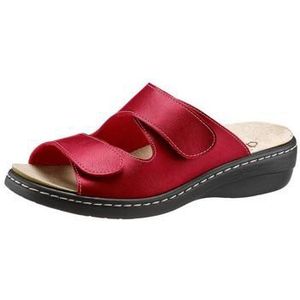 Dames slippers in rood