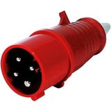 ABL - CEE Stekker - Rood - 4 Polen - IP44 - 32A - 400V AC