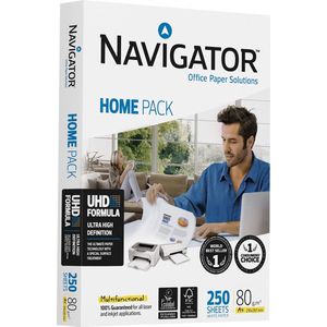 Kopieerpapier Navigator Homepack A4 80gr wit 250 vel | 10 stuks