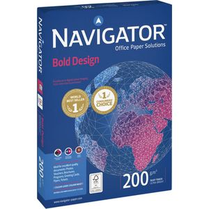 Navigator Bold Design Premium Papier, A4, 200 g, 7 Stuk