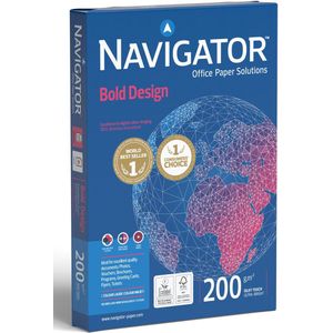 Navigator - Bold Design - Kopieerpapier - A4 - 200gr - 150 Vel - Wit