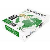 Navigator Universal printpapier ft A4, 80 g, pak van 500 vel, DOOS VAN 5 PAK - wit Papier 21135048007
