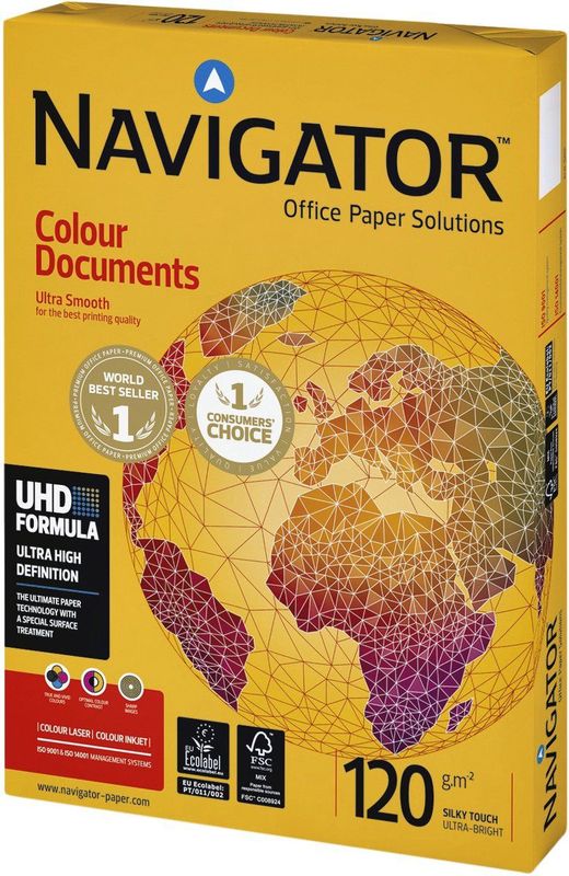 Navigator - Colour Documents - A3 - 120gr - Wit - 500 Vel