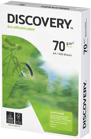 Kopieerpapier Discovery A4 70gr wit 500 vel | 5 stuks
