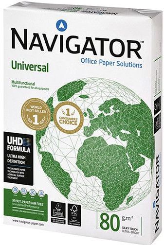 Kopieerpapier navigator universal a4 80gr wit