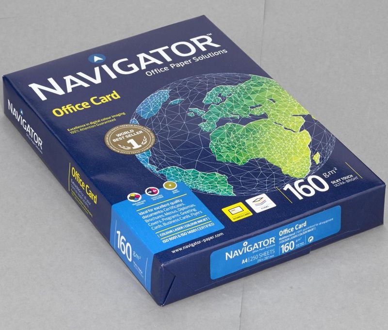 Navigator - A4-kleurenprinterpapier - Wit - 160 g/m² - 250 Vellen