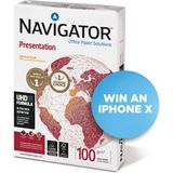Kopieerpapier Navigator Presentation A4 100gr wit 500 vel | 5 stuks