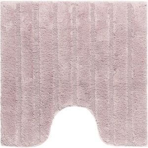 Casilin California - Antislip WC-mat - Toiletmat met uitsparing - 59x59cm - Misty pink