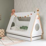 BLN Kids Tipi Bed Wit 90 x 200 cm