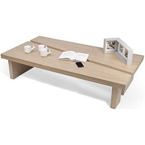 TemaHome JJ (set van 2) salontafel, honingraatconstructie, eiken (fineer), 140x70x30 cm