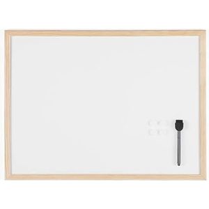 Bi-Office Whiteboard MM04001010 magnethaftend Holzrahmen 60x45cm