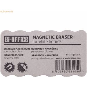 Effaceur Tableau Blanc Bi-Office 128x60x30mm Avec Support Magnétique