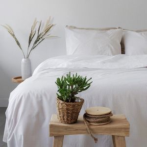 Town & Country Dekbedovertrek Newport Stripe Zand - 1-persoons (140 x 200/220 cm)