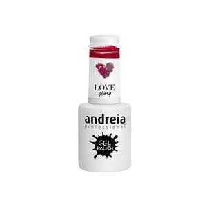 Andreia Semi-Permanent Nail Gel Polish Colour 304 Red - Shades of Pink - 10.5 ml…