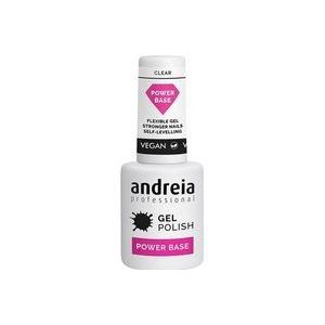 Semi-permanent Nagellak Gel Polish Power Base Andreia Clear (10,5 ml)