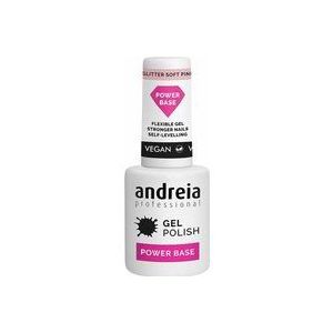 Andreia Professional Gel Polish Power Base Glitter Soft Pink 10,5 ml