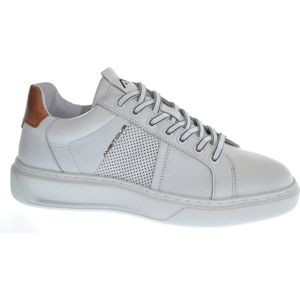 Ambitious 12862A white cognac Heren Sneaker - Wit - 41