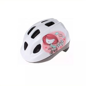Polisport Princess fietshelm kind - Maat XS (46-52cm) - Wit