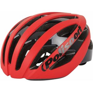 Polisport Light Pro L (58/62) Helm Mat Rood Volwassenen Unisex Zwart