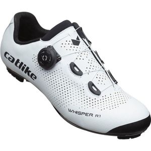 CATLIKE 7200300015 - WHISPER R1 fietsschoenen voor heren en dames Maat 42 met composietzool, zeer stijf en lichtgewicht versterkt in kleur Wit