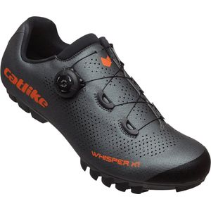 CATLIKE 7200400012 - WHISPER X1 MTB fietsschoenen voor heren en dames Maat 39 met composietzool, zeer stijf en lichtgewicht versterkt met elastomeer inzetstukken in kleur Grijs