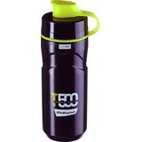 POLISPORT T500 thermosfles, 500/650 ml, zwart/limoengroen