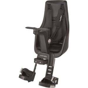 Bobike Exclusive Mini Plus Fietsstoeltje - Stuurbevestiging - Urban Black
